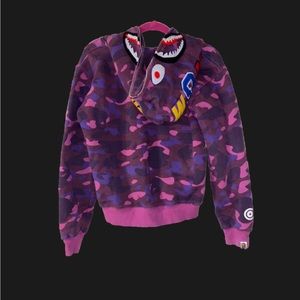 BAPE zip up hoodie